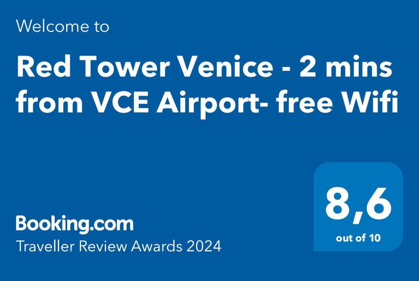 טסרה Red Tower Venice Apartment - 2 Mins From Vce Airport- Free Wifi מראה חיצוני תמונה